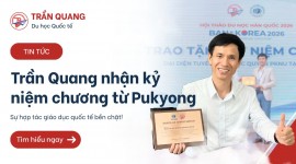 Trần Quang Nhận Kỷ Niệm Chương Tri Ân Từ Đại học Pukyong 2026