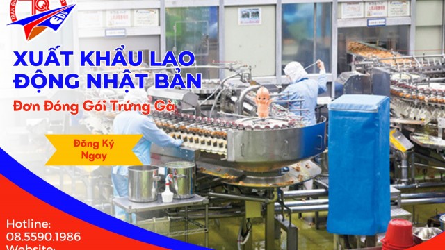 Tuyển dụng XKLĐ Nhật Bản - Đơn hàng đóng gói trứng gà tại Chiba