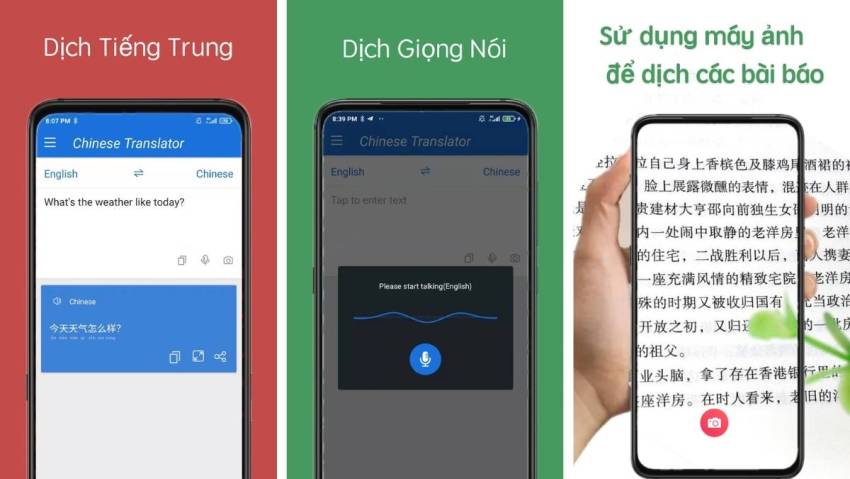 Phần Mềm Dịch Tiếng Trung Phồn Thể Cho Điện Thoại