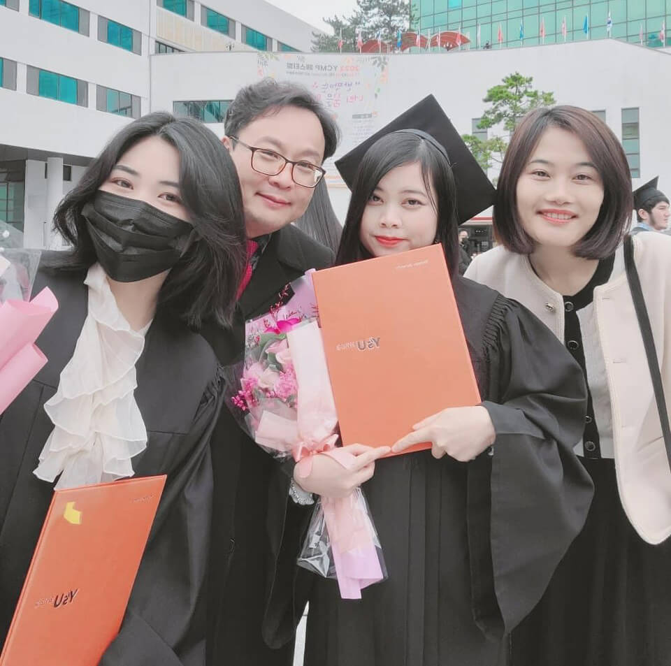 Du học sinh tốt nghiệp trường đại học Youngsan