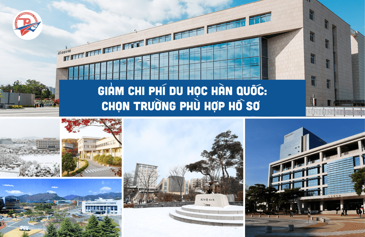 Chọn trường phù hợp hồ sơ để giảm chi phí du học Hàn Quốc