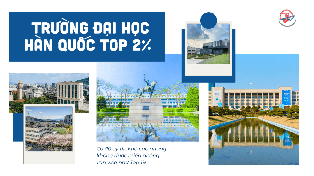 Điều kiện du học Hàn Quốc các trường đại học Top 2%