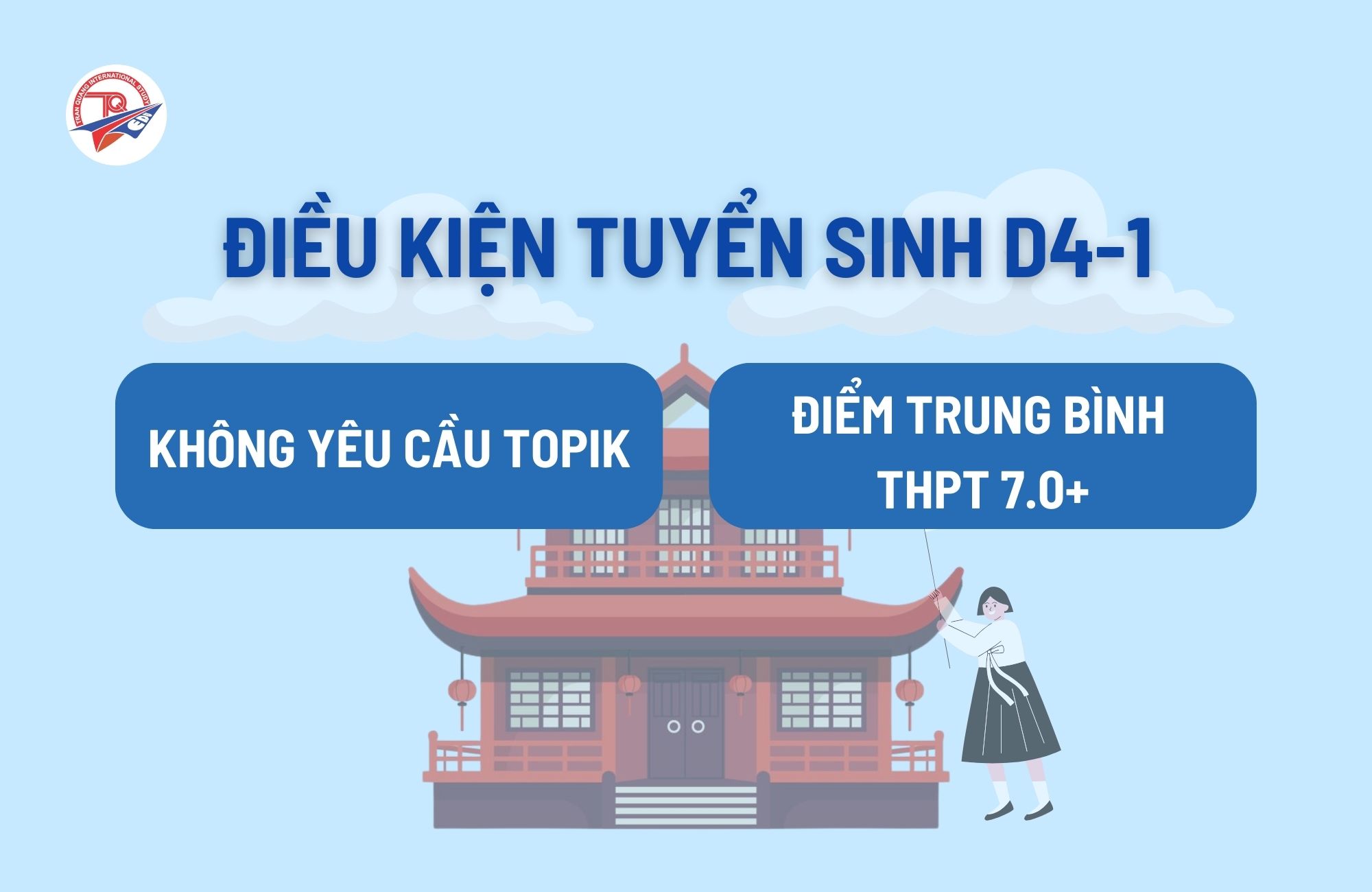 Điều kiện tuyển sinh hệ tiếng D4-1 của trường Đại học Changwon Namhae