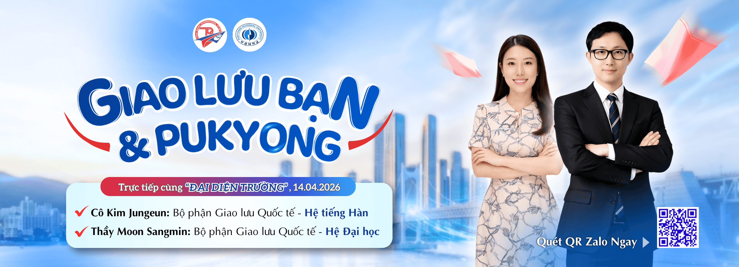 Hội thảo đại học quốc gia Pukyong 2026 x Trần Quang