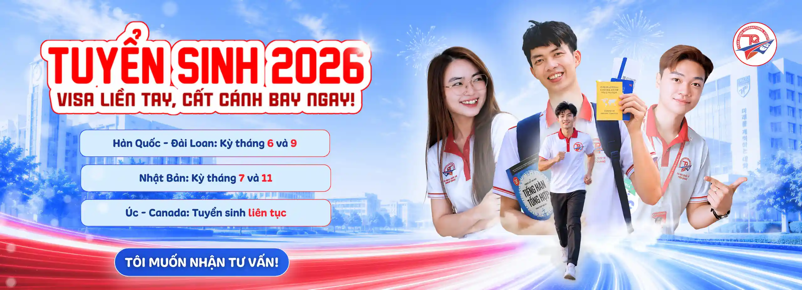 Chính Thức Nhận Hồ Sơ – Tuyển Sinh Du Học 2026