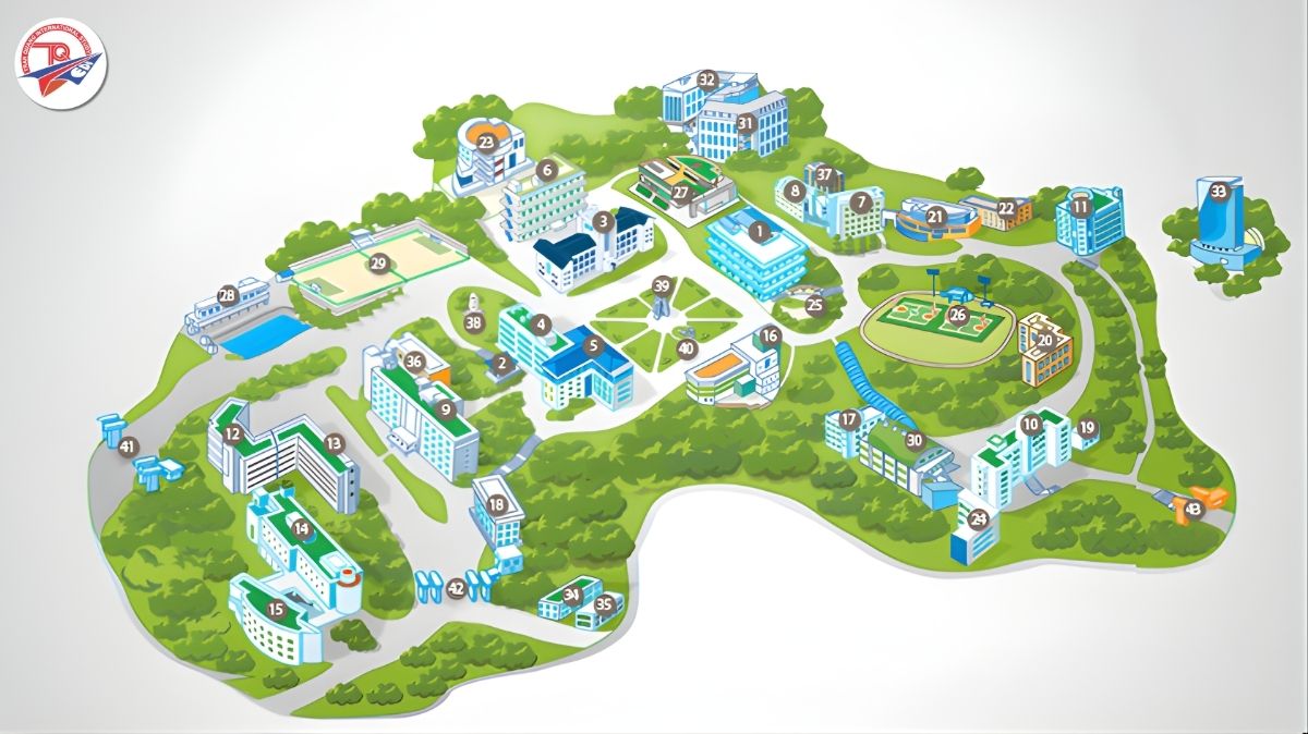 Bản đồ Seoul Campus Trường Đại học Dongguk Hàn Quốc