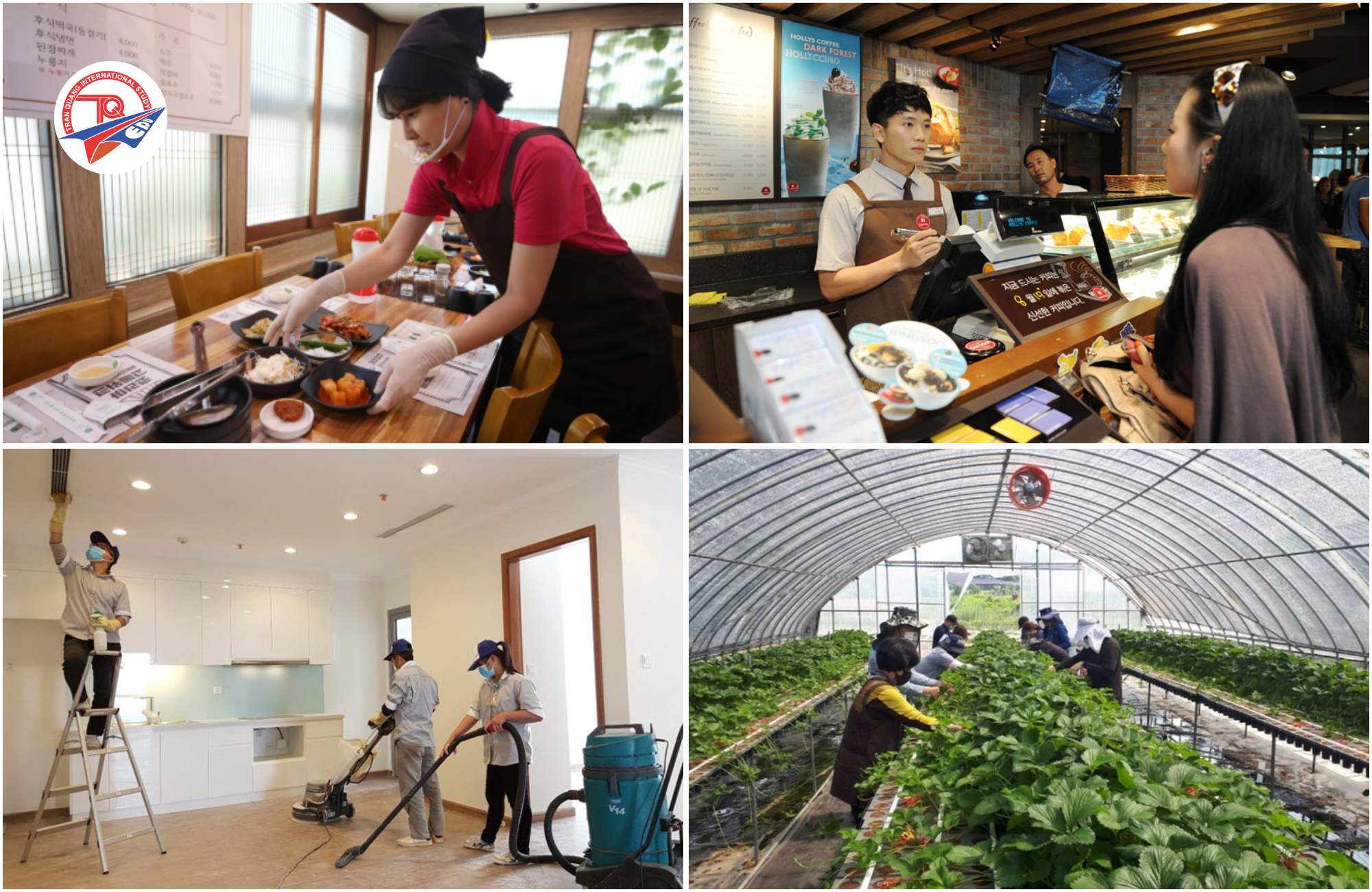 Các công việc phổ biến khi làm thêm ở Hàn Quốc