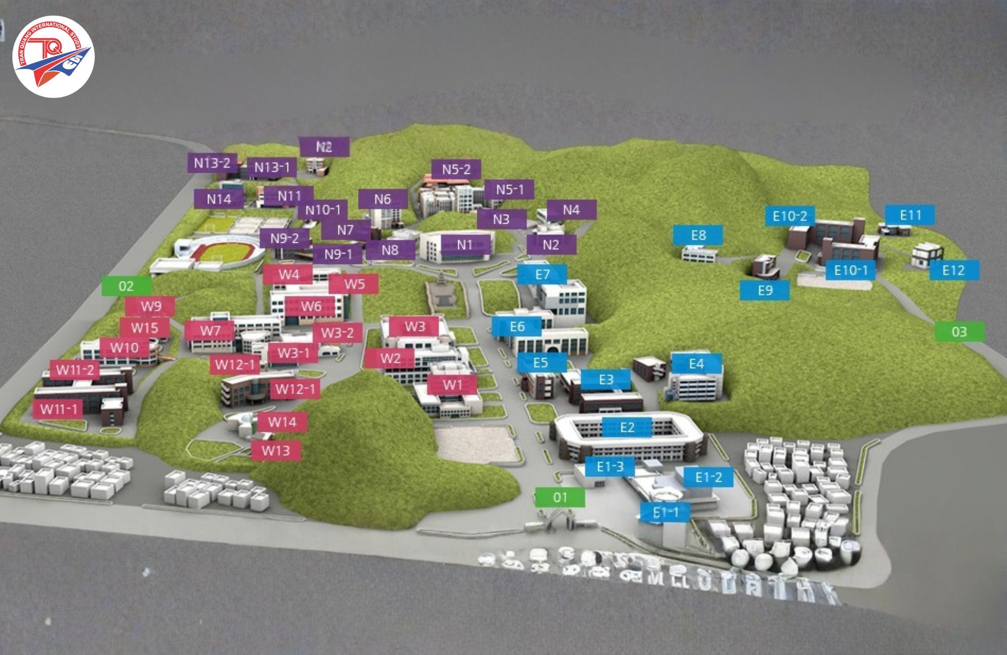 Daedeok Campus Đại học Quốc gia Chungnam