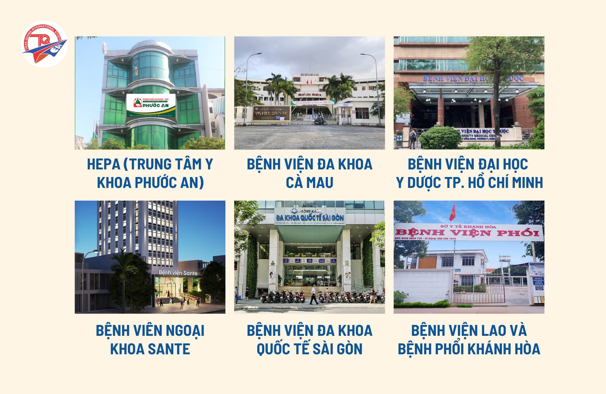 Địa điểm khám sức khỏe đi du học Hàn Quốc tại TP. Hồ Chí Minh