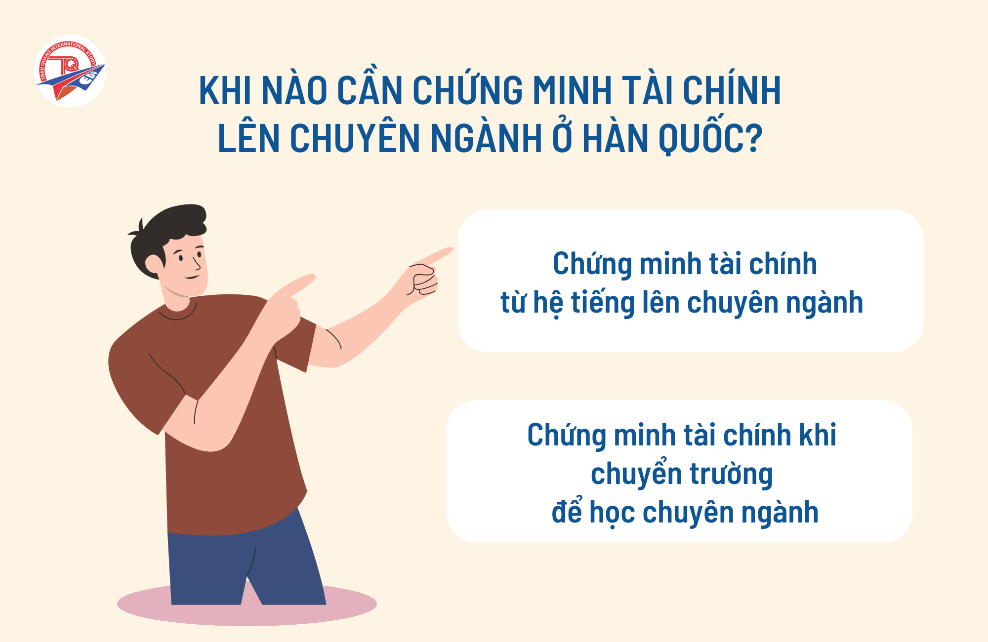 Khi nào cần chứng minh tài chính lên chuyên ngành ở Hàn Quốc?