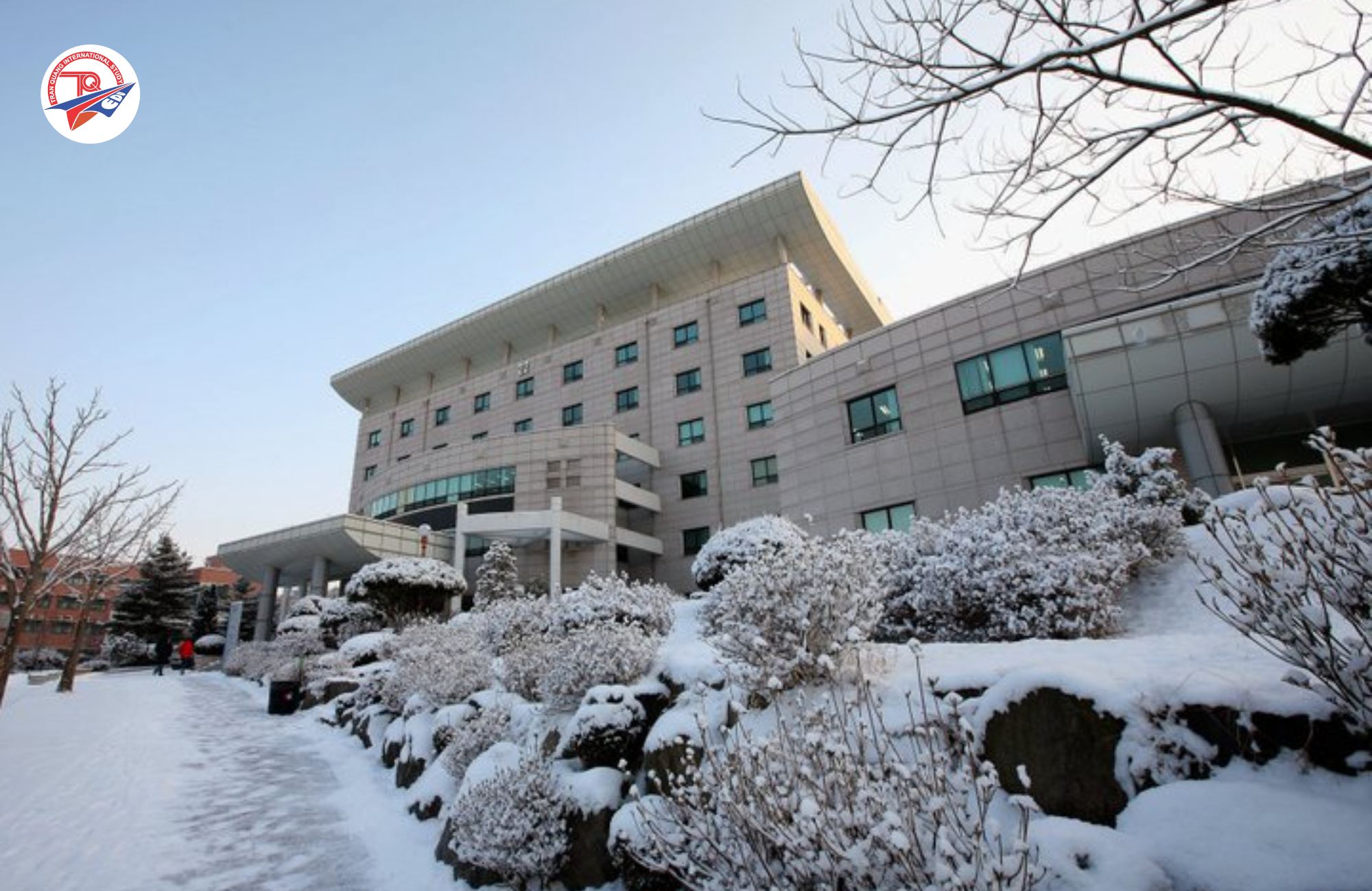 Mùa đông tại trường đại học Quốc gia Hanbat