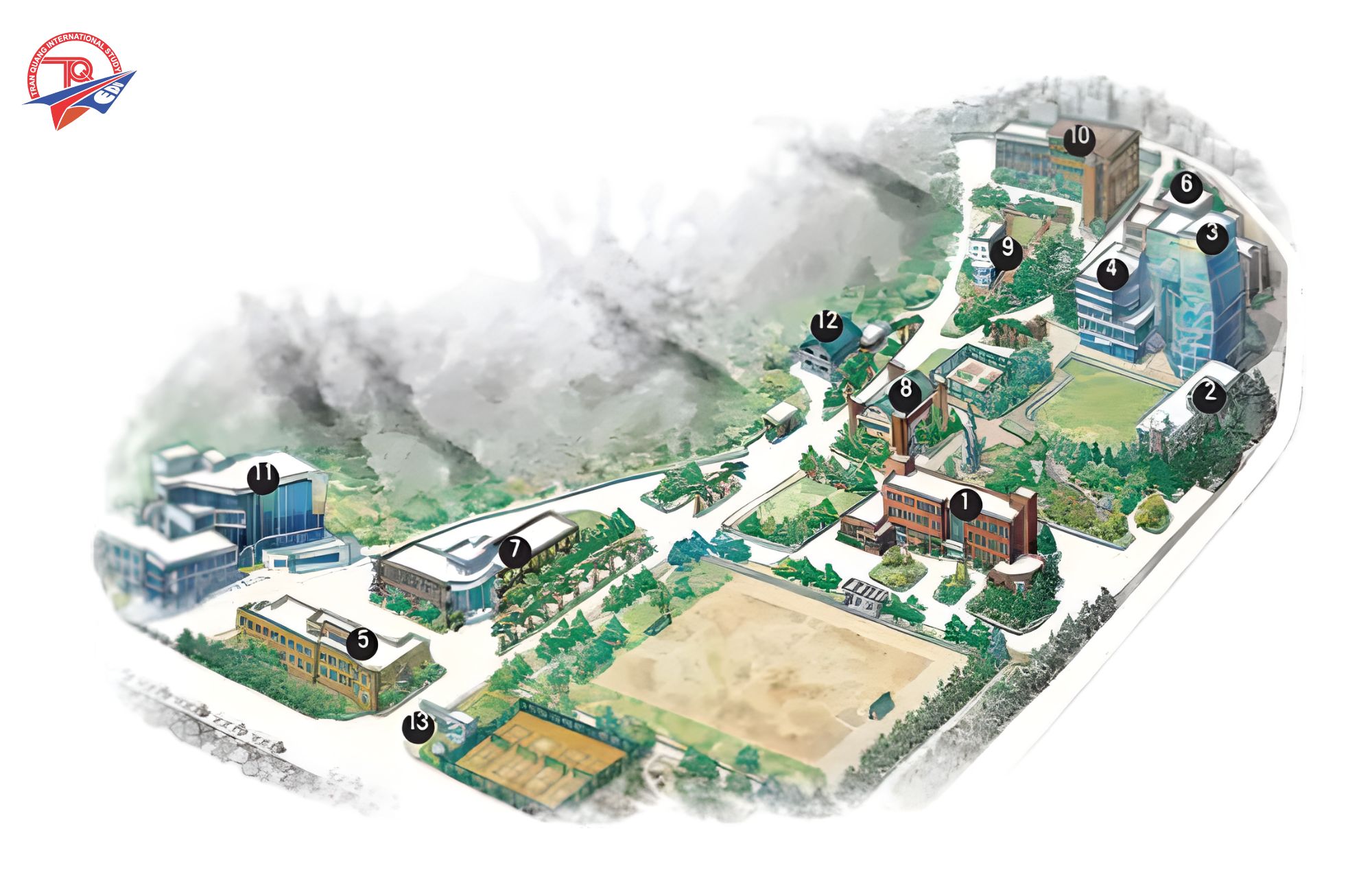 Tongyeong Campus của trường đại học quốc gia Gyeongsang