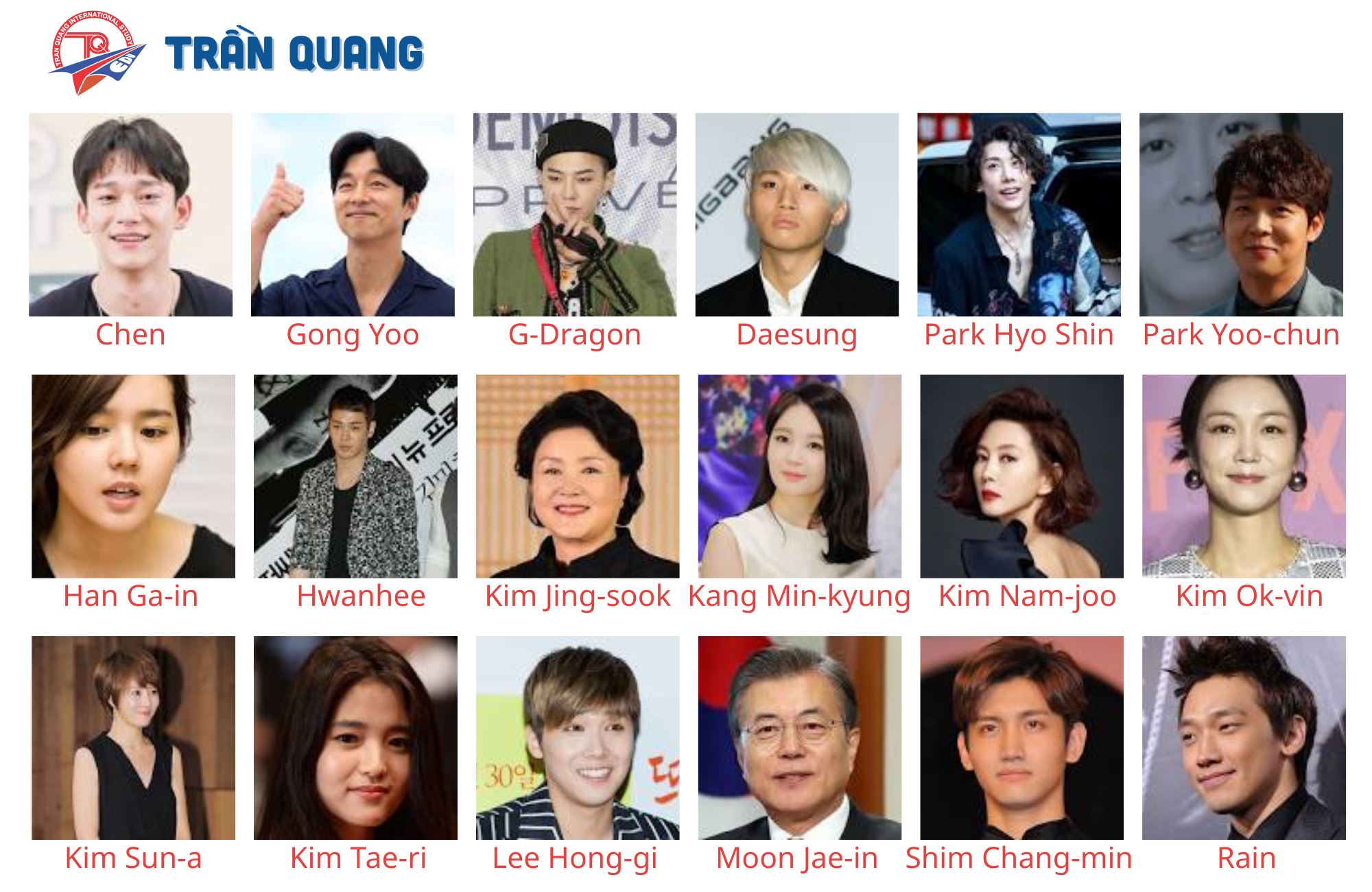 Các cựu sinh viên nổi tiếng của Đại học Kyung Hee