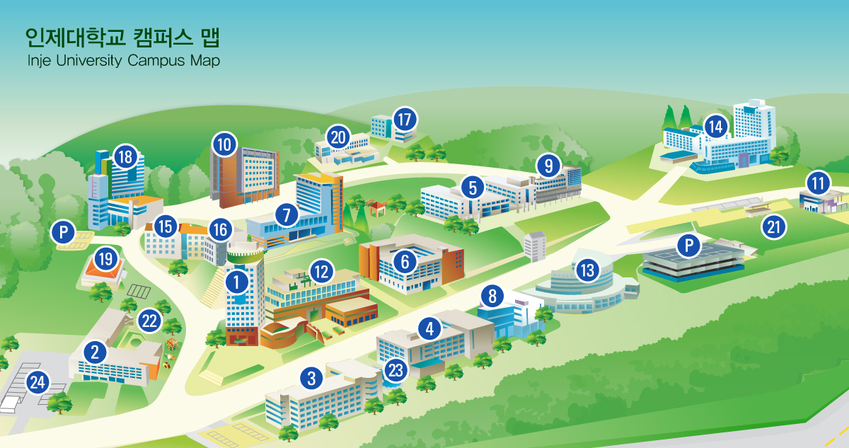 Inje University Campus Map