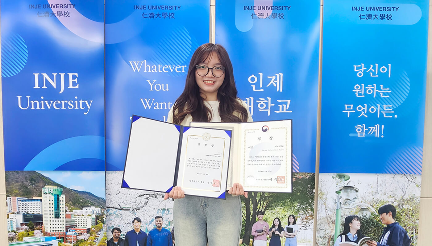 Sinh viên Indonesia nhận học bổng hệ đại học của Inje University